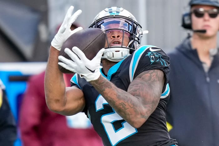 Panthers wide receiver DJ Moore was one of the key pieces for the Bears in dealing the No. 1 pick.
